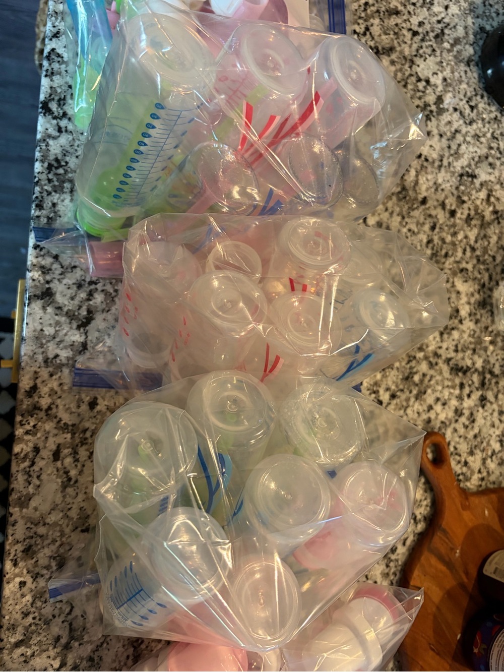 Assorted doctor browns bottles / lids / nipple